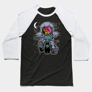 Astronaut HEX Coin To The Moon Crypto Token Cryptocurrency Wallet Birthday Gift For Men Women Kids Baseball T-Shirt